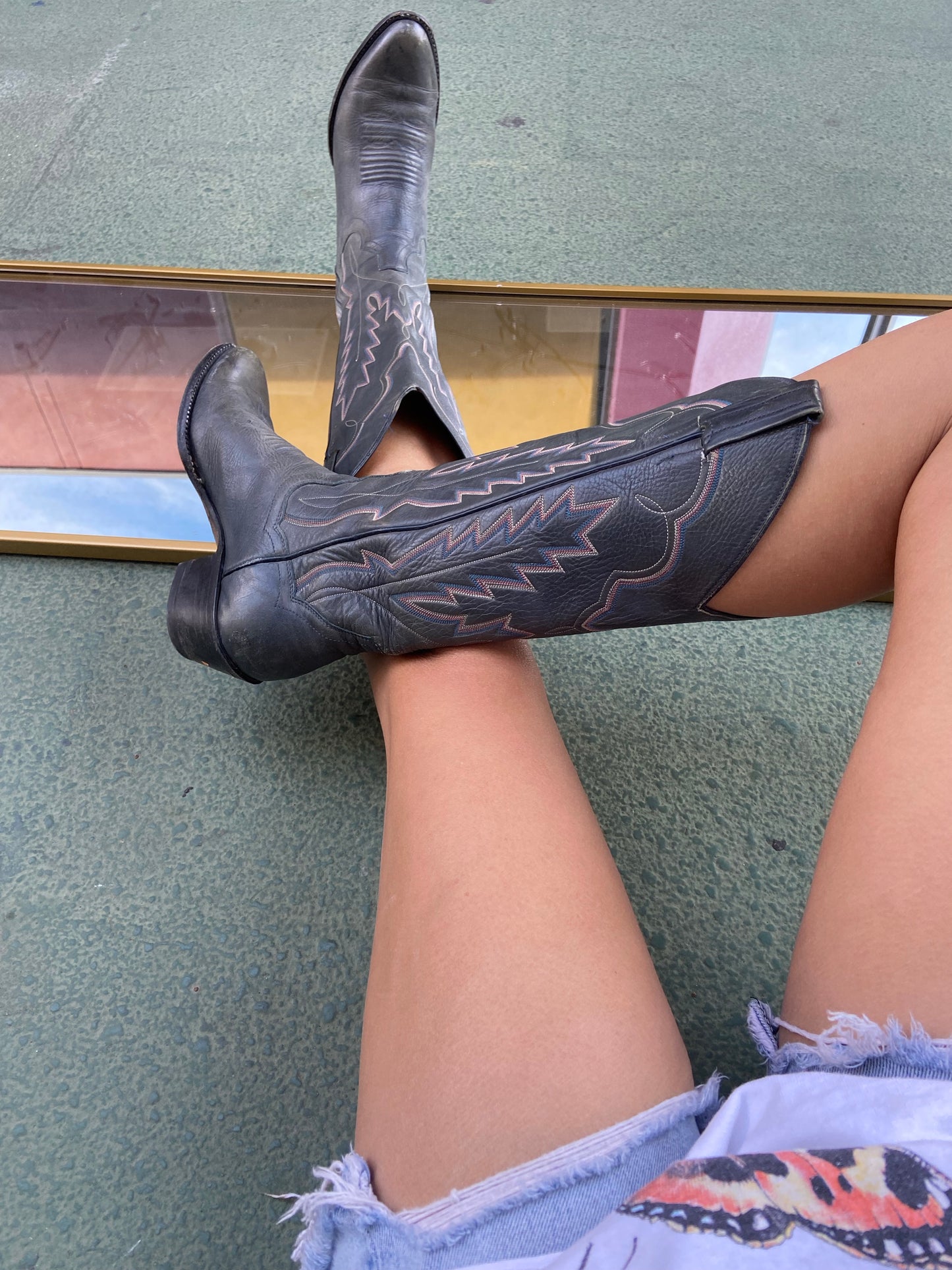 Rainbow Stitch Western Boots | 6.5