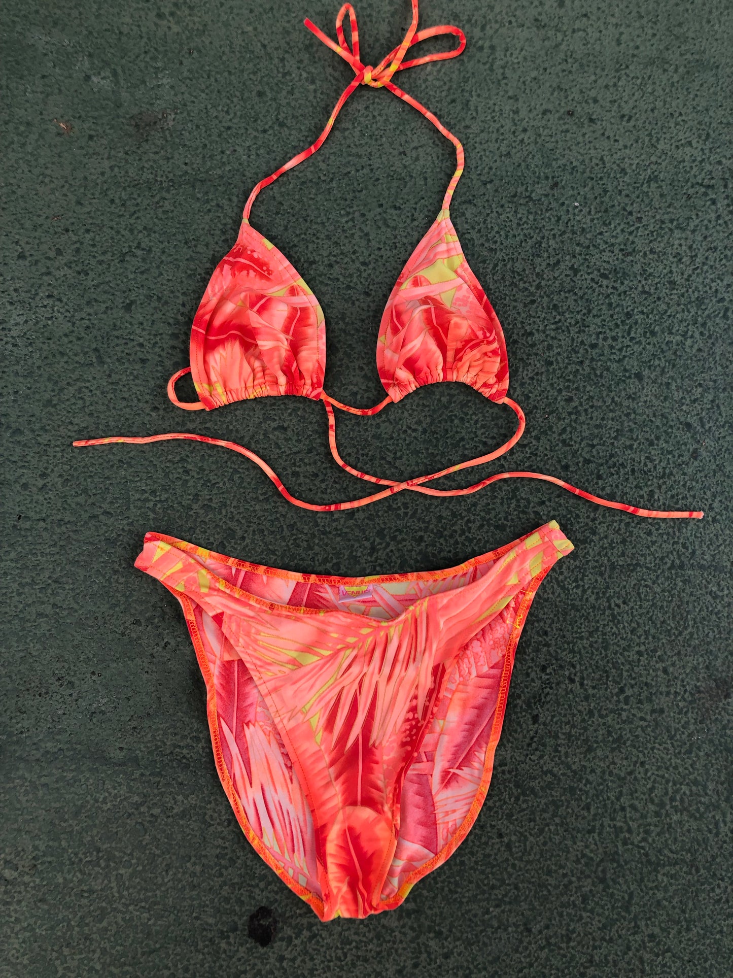 Vintage Venus Electric Orange Bikini Set