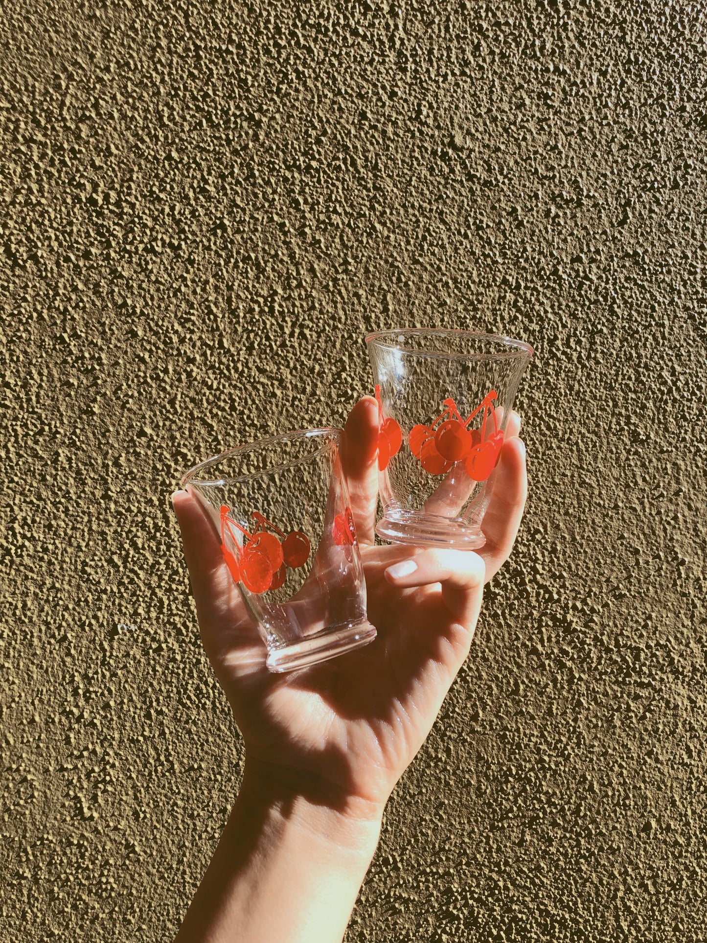 Cherry Glasses Set