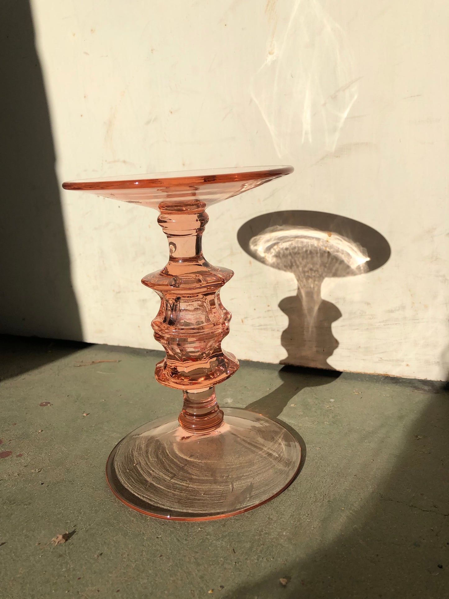 Candy Glass Candleholders