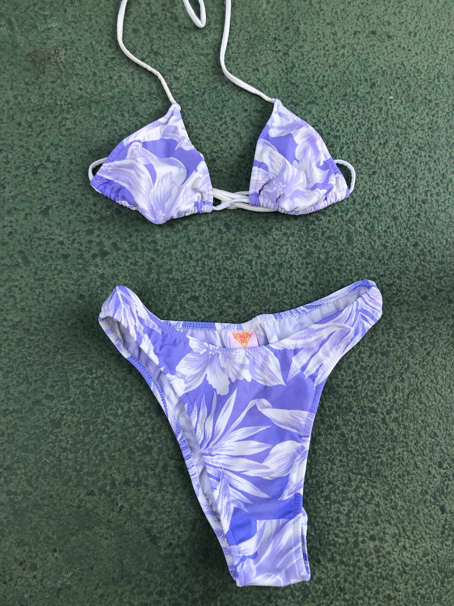 Vintage Venus Bikini / Blue Hibiscus