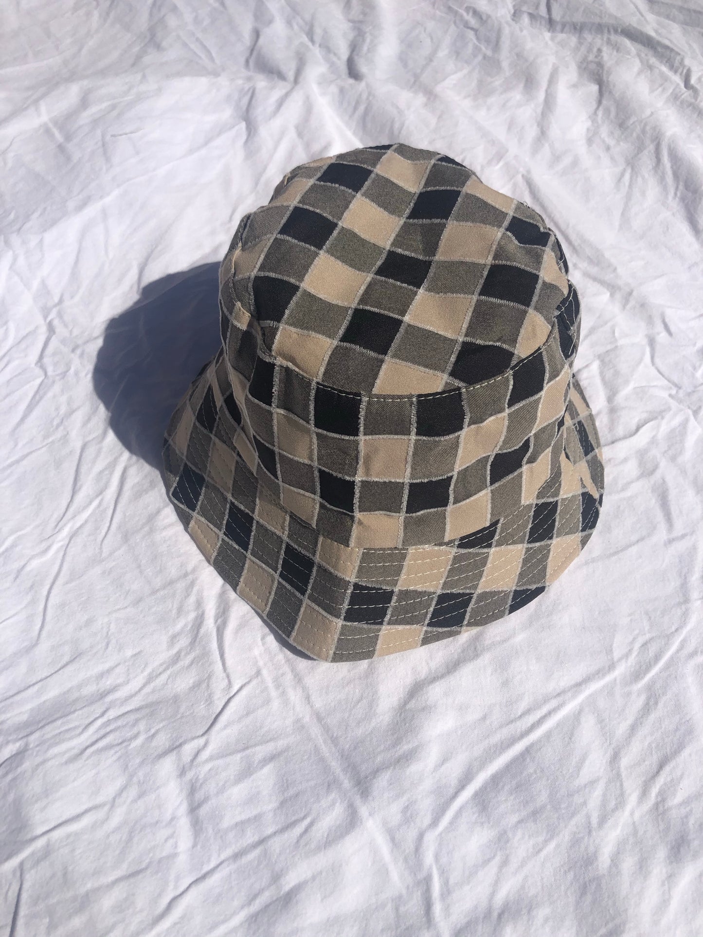 Checker Bucket Hat