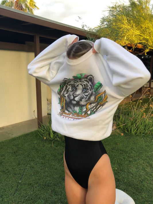 White Tiger Sweater