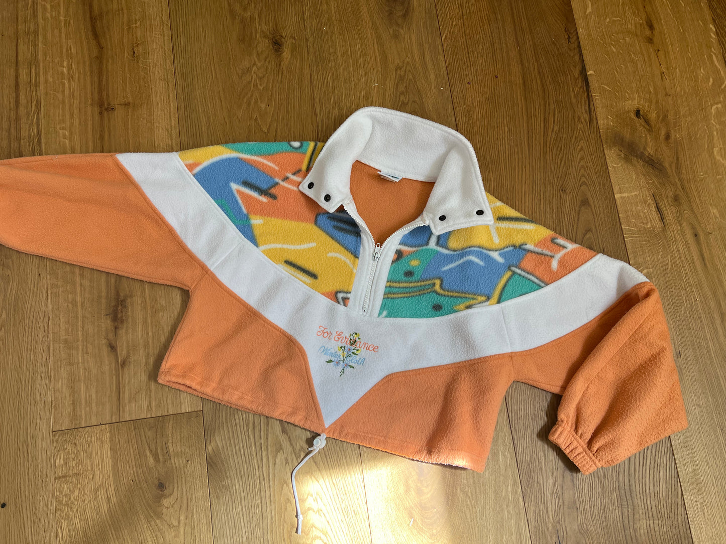 80’s Italy Abstract Crop Sweater