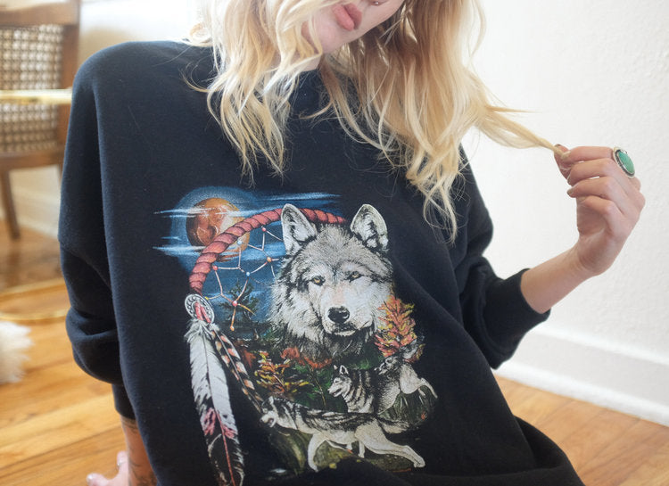 Native Wolf Sweatshirt